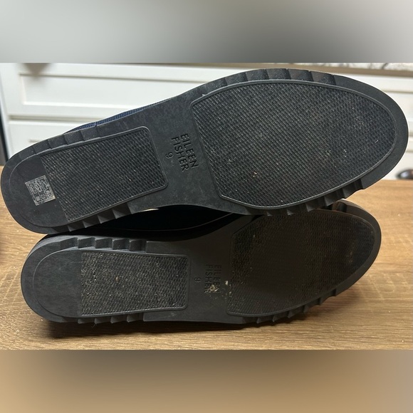 Eileen Fisher Lindy Stretch Slip On Shoes Size 9 Lindy. Navy Blue - Picture 5 of 7